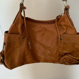 Fossil brown leather bag